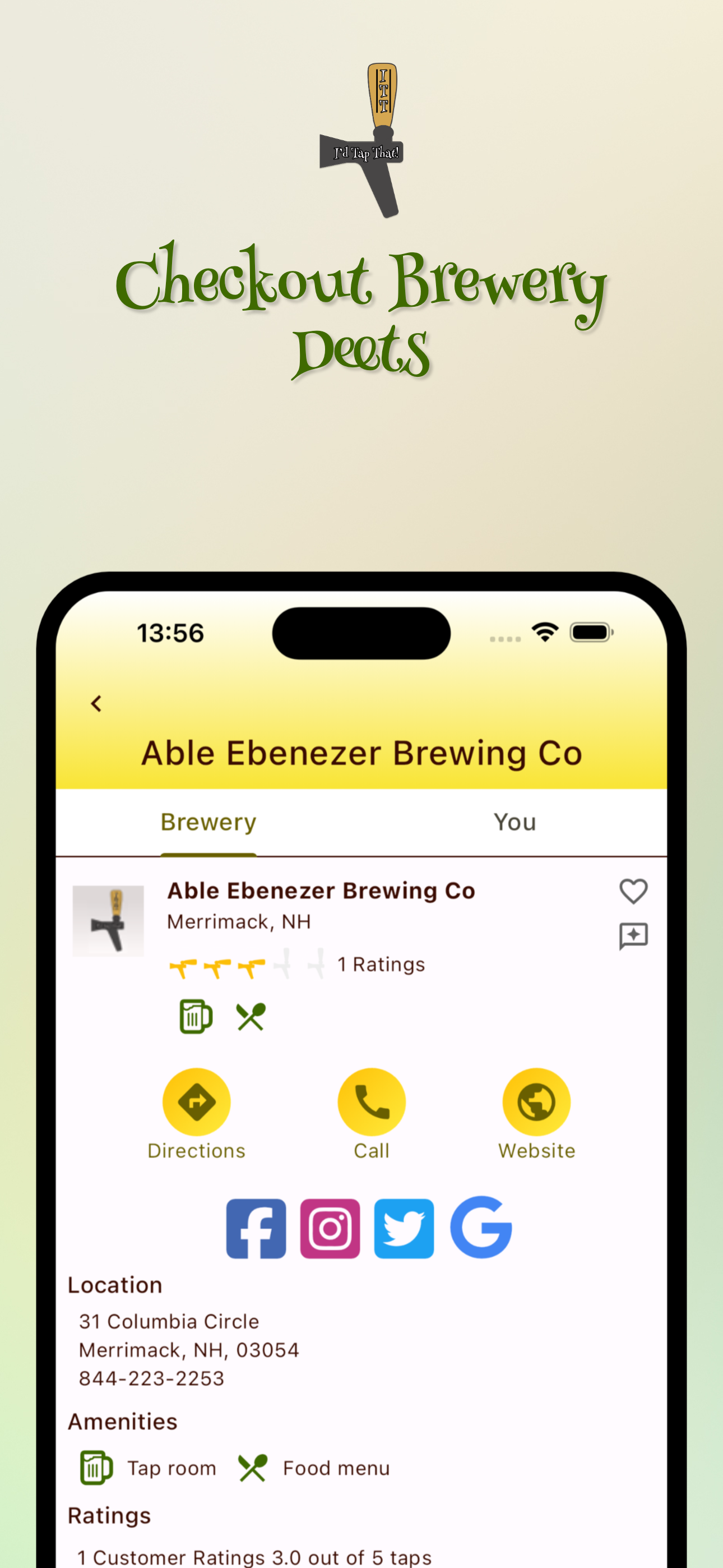 App home screenshot