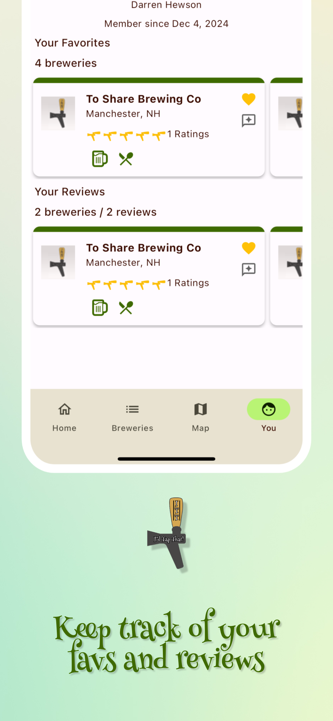 App home screenshot